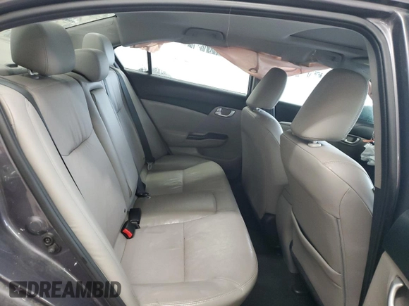 2015 Honda Civic Sedan EX-L with VIN 19XFB2F96FE077350, listed as a Copart auction lot 52552785 with 135,917 mi miles and Salvage Title. Bid and sale history available at carsss.com. Image 10.