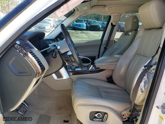 2017 Land Rover Range Rover with VIN SALGS2FE1HA348797, listed as a Copart auction lot 45932065 with 104,557 mi miles and Salvage Title. Bid and sale history available at carsss.com. Image 7.