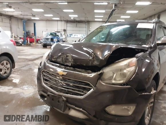 2016 Chevrolet Equinox LTZ with VIN 2GNFLGE35G6120379, listed as a IAAI auction lot 41595354 with 112,413 mi miles. Bid and sale history available at carsss.com. Image 6.