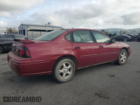 2005 Chevrolet Impala LS with VIN 2G1WH52K959272874, listed as a Copart auction lot 49880815 with 231,106 mi miles and Clean Title. Bid and sale history available at DreamBid. Image 3.