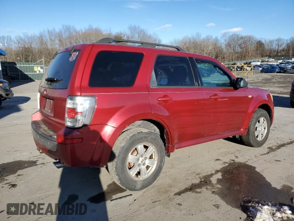 2009 Mercury Mariner with VIN 4M2CU81G09KJ18864, listed as a Copart auction lot 45577125 with Not provided miles and Salvage title. Bid and sale history available at DreamBid. Image 3.