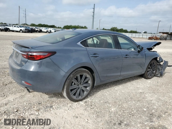 2021 Mazda 6 Grand Touring Reserve with VIN JM1GL1WY4M1613425, listed as a Copart auction lot 65632584 with 39,628 mi miles and Salvage Title. Bid and sale history available at DreamBid. Image 3.