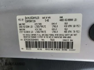 2005 Dodge Ram 2500 SLT with VIN 3D7KS28C65G848843, listed as a Copart auction lot 79285634 with 258,674 mi miles and Salvage Title. Bid and sale history available at carsss.com. Image 12.