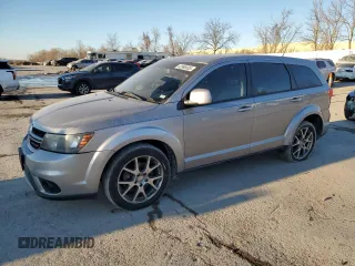 2016 Dodge Journey R/T with VIN 3C4PDCEG7GT228469, listed as a Copart auction lot 42996505 with 123,224 mi miles and Salvage Title. Bid and sale history available at carsss.com. Image 1.