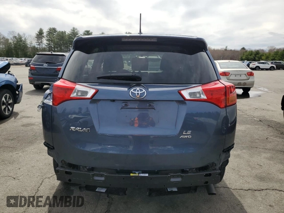 2014 Toyota RAV4 LE with VIN JTMBFREV6ED075253, listed as a Copart auction lot 51910775 with 90,537 mi miles and Salvage Title. Bid and sale history available at DreamBid. Image 6.