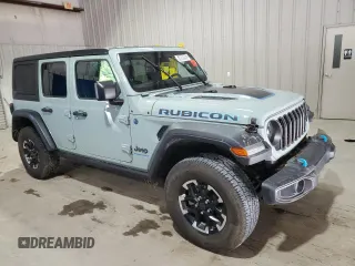 2024 Jeep Wrangler Rubicon with VIN 1C4RJXR67RW293197, listed as a Copart auction lot 59886995 with Not provided miles and Salvage title. Bid and sale history available at DreamBid. Image 4.