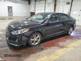 2018 Hyundai Sonata SEL with VIN 5NPE34AF7JH653663, listed as a Copart auction lot 50638425 with 84,538 mi miles and Salvage Title. Bid and sale history available at DreamBid. Image 1.