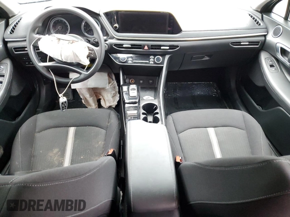 2023 Hyundai Sonata SEL with VIN KMHL64JA1PA279873, listed as a Copart auction lot 46593295 with 56,390 mi miles and Non Repairable. Bid and sale history available at DreamBid. Image 8.