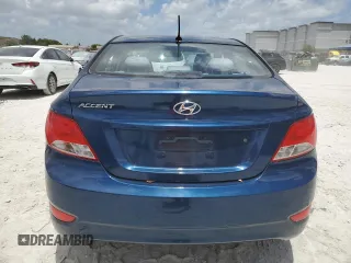 2015 Hyundai Accent GLS with VIN KMHCT4AE1FU842834, listed as a Copart auction lot 55531675 with 0 mi miles and Clean Title. Bid and sale history available at carsss.com. Image 6.