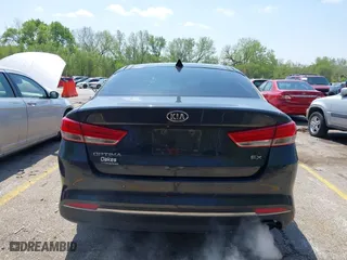 2016 Kia Optima EX with VIN 5XXGU4L38GG022501, listed as a IAAI auction lot 42071944 with 122,502 mi miles. Bid and sale history available at carsss.com. Image 16.