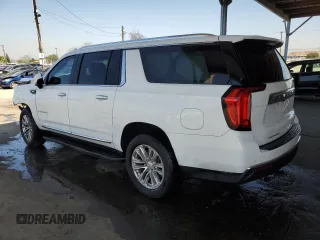 2022 GMC Yukon XL SLT with VIN 1GKS1GKD1NR220172, listed as a Copart auction lot 52760325 with 55,985 mi miles and Salvage Title. Bid and sale history available at carsss.com. Image 2.