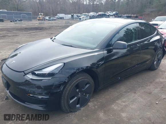 2022 Tesla Model 3 Long Range with VIN 5YJ3E1EBXNF177128, listed as a IAAI auction lot 41966089 with 75,140 mi miles and . Bid and sale history available at DreamBid. Image 17.