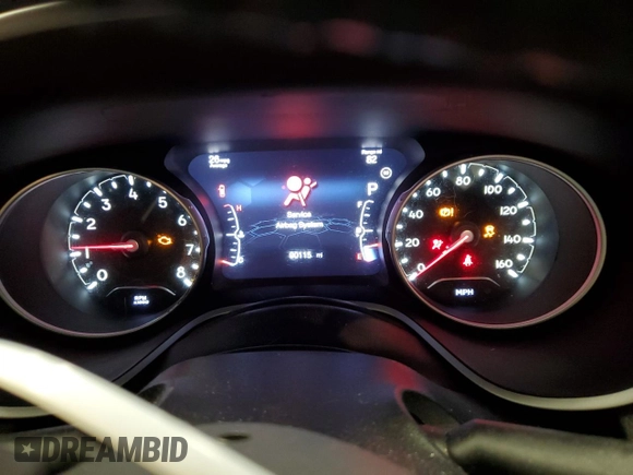2018 Jeep Compass Latitude with VIN 3C4NJDBB9JT167924, listed as a Copart auction lot 47587475 with 90,146 mi miles and Salvage Title. Bid and sale history available at DreamBid. Image 9.