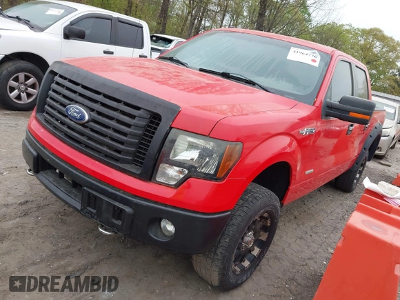 2011 Ford F-150 XLT with VIN 1FTFW1ET7BFB41813, listed as a IAAI auction lot 41964776 with 194,811 mi miles. Bid and sale history available at carsss.com. Image 17.