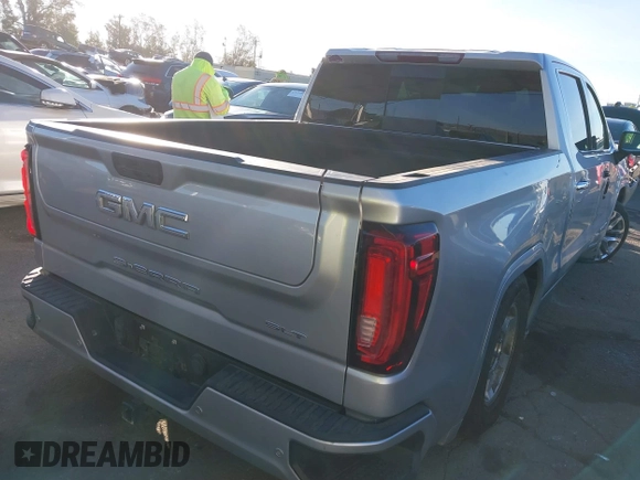 2019 GMC Sierra 1500 SLT z VIN 3GTP8DED8KG224724, wystawiony jako IAAI lot #41389124 z przebiegiem 118 106 mil mil oraz . Historia ofert i sprzedaży dostępna na DreamBid. Obrazek 4.