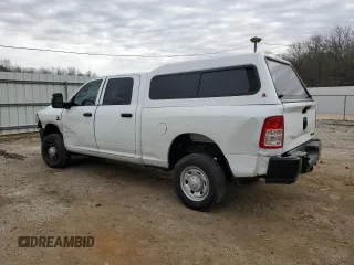 2024 Ram 2500 Tradesman with VIN 3C6UR5CL2RG368092, listed as a Copart auction lot 47011285 with 7,102 mi miles and Salvage title. Bid and sale history available at DreamBid. Image 2.