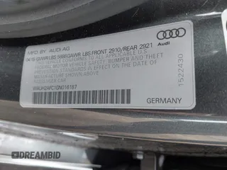 2016 Audi S6 Prestige z VIN WAUH2AFC1GN016187, wystawiony jako IAAI lot #42274744 z przebiegiem 169 821 mil mil oraz . Historia ofert i sprzedaży dostępna na DreamBid. Obrazek 9.