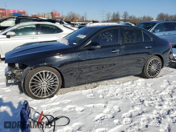 2023 Mercedes-Benz C 300 z VIN W1KAF4HB1PR097320, wystawiony jako Copart lot #85801624 z przebiegiem 28 796 mil mil oraz Szkoda całkowita • Salvage title. Historia ofert i sprzedaży dostępna na DreamBid. Obrazek 1.