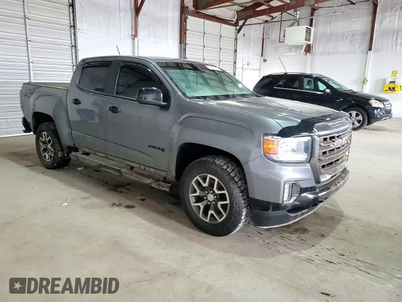 2021 GMC Canyon 4WD AT4 w/Cloth with VIN 1GTG6FEN9M1121579, listed as a Copart auction lot 45807625 with 0 mi miles and Salvage Title. Bid and sale history available at carsss.com. Image 11.