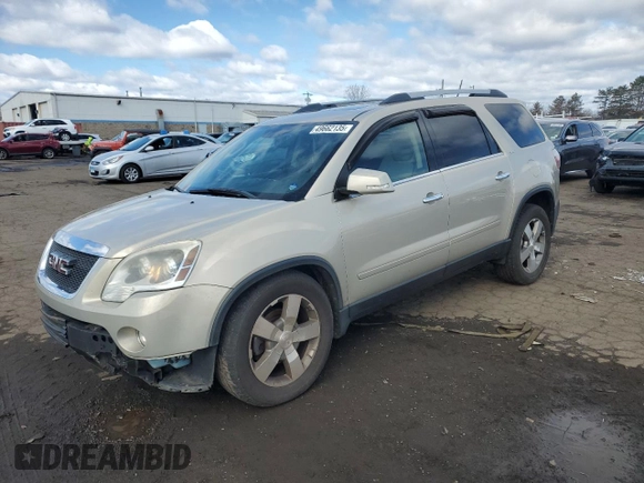 2011 GMC Acadia SLT1 with VIN 1GKKVRED4BJ417861, listed as a Copart auction lot 49662135 with 170,894 mi miles and Salvage Title. Bid and sale history available at carsss.com. Image 1.