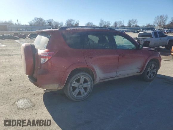 2010 Toyota RAV4 Sport with VIN 2T3RF4DV6AW075575, listed as a Copart auction lot 47207305 with 60,706 mi miles and Salvage title. Bid and sale history available at DreamBid. Image 3.