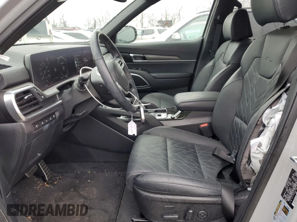 2024 Kia Telluride SX X-Line with VIN 5XYP5DGC6RG514451, listed as a Copart auction lot 43965105 with 16,145 mi miles and Salvage Title. Bid and sale history available at carsss.com. Image 7.