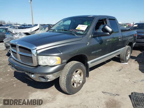 2004 Dodge 2500 SLT with VIN 3D7KU28D34G236830, listed as a IAAI auction lot 41758027 with 221,683 mi miles. Bid and sale history available at carsss.com. Image 17.