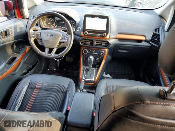 2018 Ford EcoSport SES with VIN MAJ6P1CL8JC174244, listed as a Copart auction lot 80686094 with 106,376 mi miles and Salvage Title. Bid and sale history available at DreamBid. Image 8.