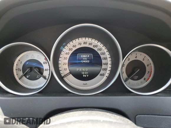 2014 Mercedes-Benz C 250 with VIN WDDGJ4HB5EG197566, listed as a Copart auction lot 53787975 with 124,003 mi miles and Salvage Title. Bid and sale history available at DreamBid. Image 9.