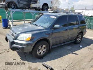 2003 Honda Pilot EX with VIN 2HKYF18663H531078, listed as a Copart auction lot 52355335 with 170,453 mi miles and Salvage Title. Bid and sale history available at DreamBid. Image 1.