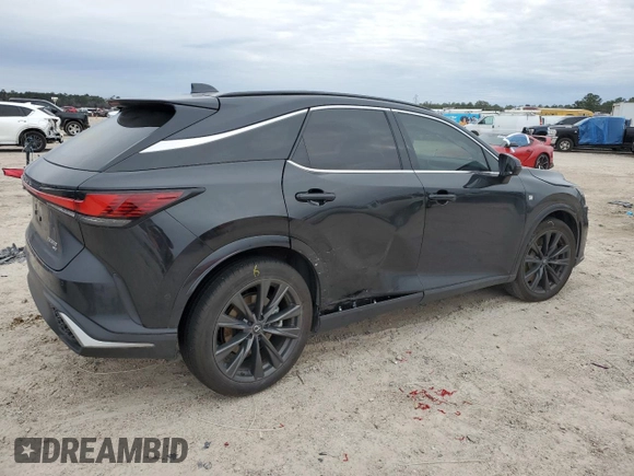 2024 Lexus RX with VIN 2T2BAMCA5RC059688, listed as a Copart auction lot 46193365 with 20,061 mi miles and Salvage Title. Bid and sale history available at carsss.com. Image 3.