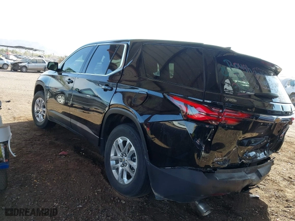 2022 Chevrolet Traverse LS with VIN 1GNERFKW5NJ158391, listed as a IAAI auction lot 41287326 with 28,660 mi miles. Bid and sale history available at carsss.com. Image 3.