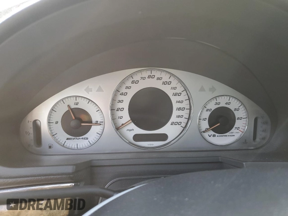 2005 Mercedes-Benz E-Class 5.5L AMG with VIN WDBUF76J55A775449, listed as a Copart auction lot 48429765 with 0 mi miles and Salvage Title. Bid and sale history available at carsss.com. Image 9.