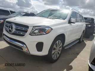 2017 Mercedes-Benz GLS 450 with VIN 4JGDF6EE8HA897075, listed as a Copart auction lot 74218194 with Not Provided miles and Salvage Title. Bid and sale history available at DreamBid. Image 1.