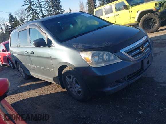2005 Honda Odyssey EX-L with VIN 5FNRL38685B423426, listed as a IAAI auction lot 41519779 with 423,419 mi miles. Bid and sale history available at carsss.com. Image 1.