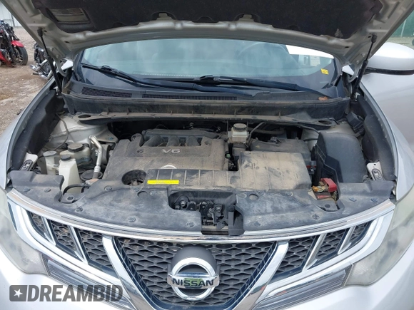 2013 Nissan Murano SV with VIN JN8AZ1MW9DW305213, listed as a IAAI auction lot 42160736 with 166,178 mi miles. Bid and sale history available at carsss.com. Image 10.