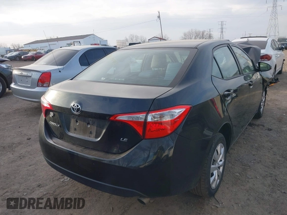 2015 Toyota Corolla L with VIN 2T1BURHE1FC420950, listed as a IAAI auction lot 41837213 with 55,918 mi miles and . Bid and sale history available at DreamBid. Image 4.