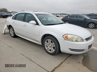2012 Chevrolet Impala LT Fleet with VIN 2G1WG5E32C1159755, listed as a Copart auction lot 45648655 with 152,442 mi miles and Salvage Title. Bid and sale history available at DreamBid. Image 4.
