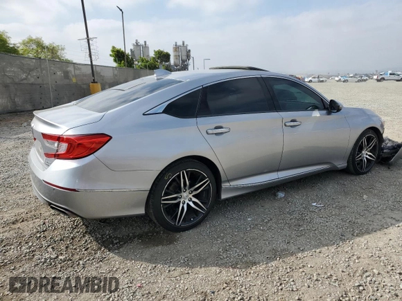 2021 Honda Accord Touring with VIN 1HGCV2F93MA020051, listed as a Copart auction lot 55261215 with 74,978 mi miles and Salvage title. Bid and sale history available at DreamBid. Image 3.