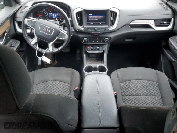2020 GMC Terrain SLE with VIN 3GKALTEV2LL103899, listed as a Copart auction lot 59542635 with 55,524 mi miles and Salvage title. Bid and sale history available at DreamBid. Image 8.