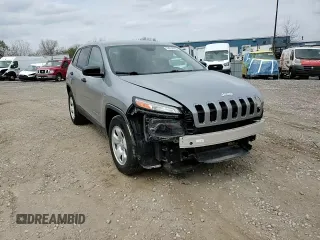 2015 Jeep Cherokee Sport with VIN 1C4PJMAB1FW593571, listed as a Copart auction lot 53024905 with 83,299 mi miles and Salvage title. Bid and sale history available at DreamBid. Image 12.