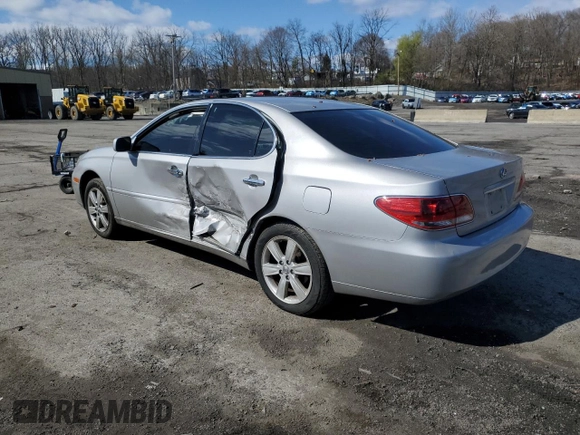 2005 Lexus ES 330 with VIN JTHBA30G755085948, listed as a Copart auction lot 52177045 with 162,990 mi miles and Salvage Title. Bid and sale history available at carsss.com. Image 2.