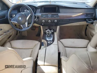 2008 BMW 5 Series 535i with VIN WBANW13598CZ77596, listed as a Copart auction lot 53101605 with 272,078 mi miles and Salvage Title. Bid and sale history available at carsss.com. Image 8.