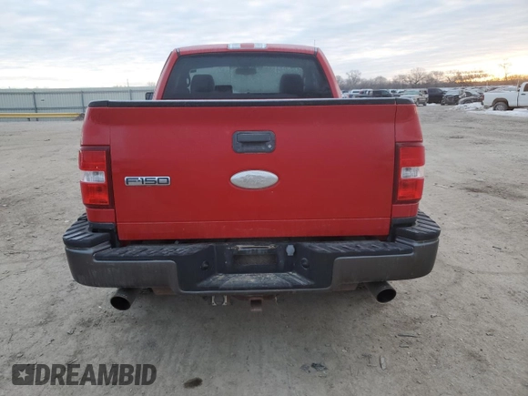 2006 Ford F-150 XLT with VIN 1FTRF04586KB63519, listed as a Copart auction lot 89058325 with 152,681 mi miles and Salvage Title. Bid and sale history available at carsss.com. Image 6.