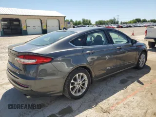 2020 Ford Fusion SE with VIN 3FA6P0HD6LR235283, listed as a Copart auction lot 57141545 with Not provided miles and Salvage title. Bid and sale history available at DreamBid. Image 3.