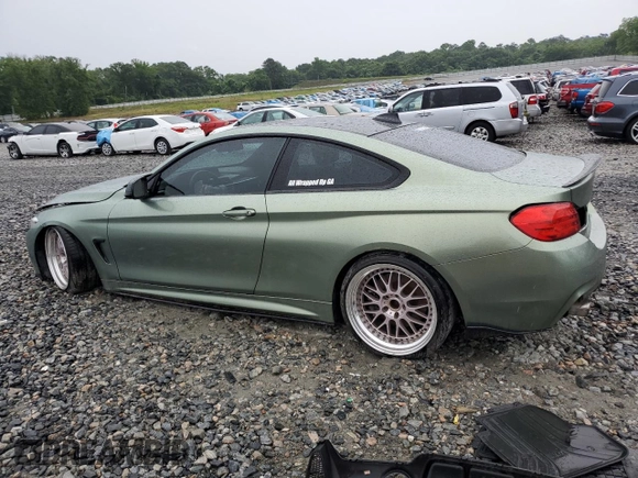 2017 BMW 4 Series 440i with VIN WBA4P1C55HK523005, listed as a Copart auction lot 54916354 with 99,425 mi miles and Salvage Title. Bid and sale history available at carsss.com. Image 2.