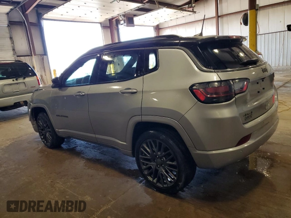 2022 Jeep Compass High Altitude with VIN 3C4NJDCBXNT140459, listed as a Copart auction lot 52163705 with 24,795 mi miles and Salvage title. Bid and sale history available at DreamBid. Image 2.