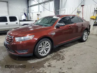 2015 Ford Taurus Limited with VIN 1FAHP2F85FG102813, listed as a Copart auction lot 59217555 with 197,523 mi miles and Salvage title. Bid and sale history available at DreamBid. Image 1.