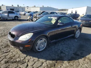 2002 Lexus SC 430 with VIN JTHFN48Y120027674, listed as a Copart auction lot 71220864 with 135,125 mi miles and Salvage Title. Bid and sale history available at carsss.com. Image 1.