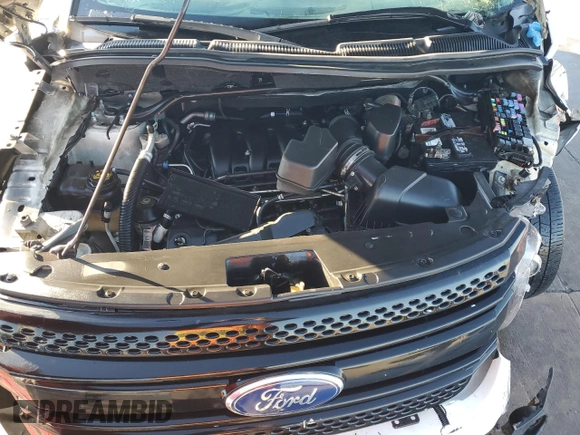 2015 Ford Utility Police Interceptor with VIN 1FM5K8AR7FGB75725, listed as a Copart auction lot 80084754 with 281,718 mi miles and Salvage Title. Bid and sale history available at carsss.com. Image 12.